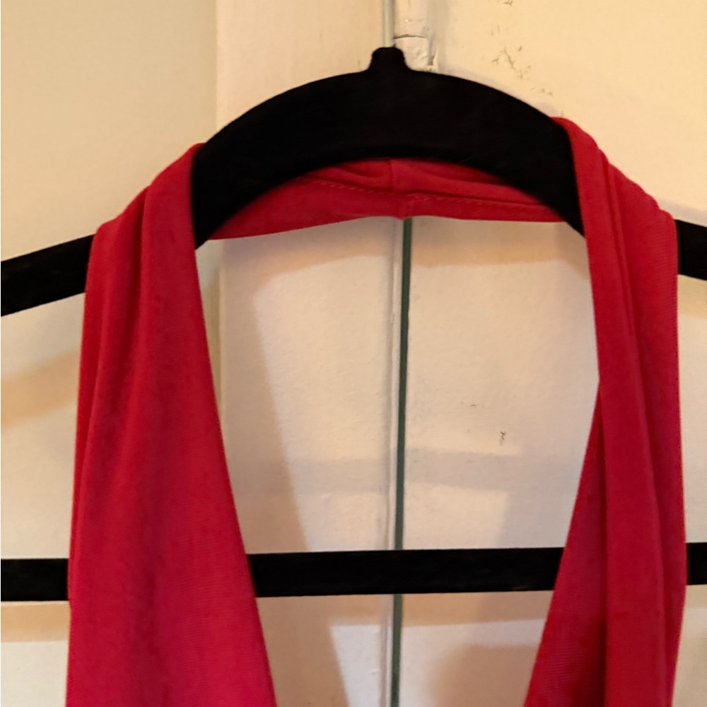 Forever 21 Vibrant Pink Halter Top with Faux Diamond Details - Picture 4 of 6